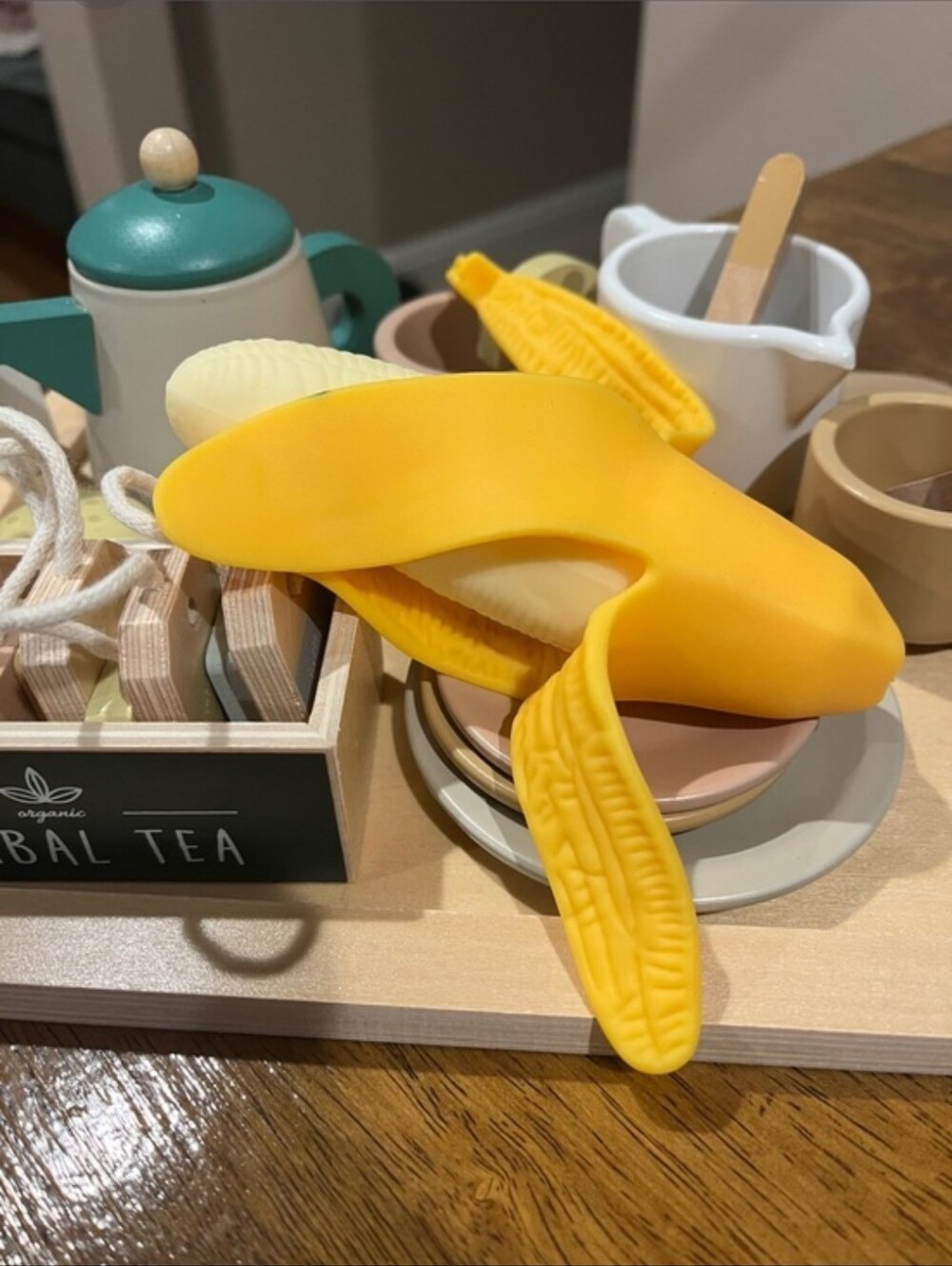 Sold-Squishy Peeled Banana Stress Reliever Fidbit. NWOT